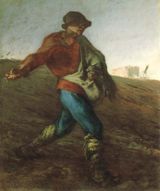 Jean Francois Millet the sower Norge oil painting art